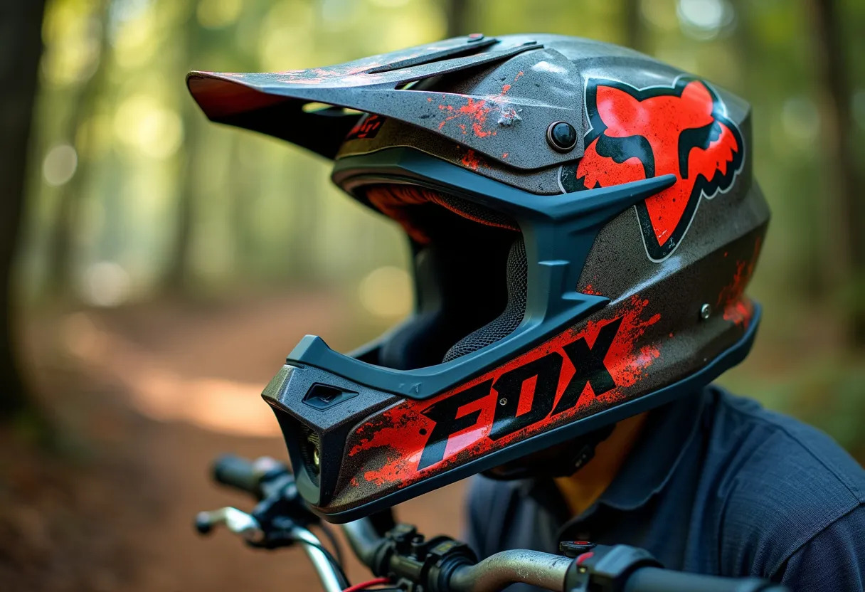 casque moto-cross fox : innovation et performance pour les passionnés d enduro -  casque moto-cross